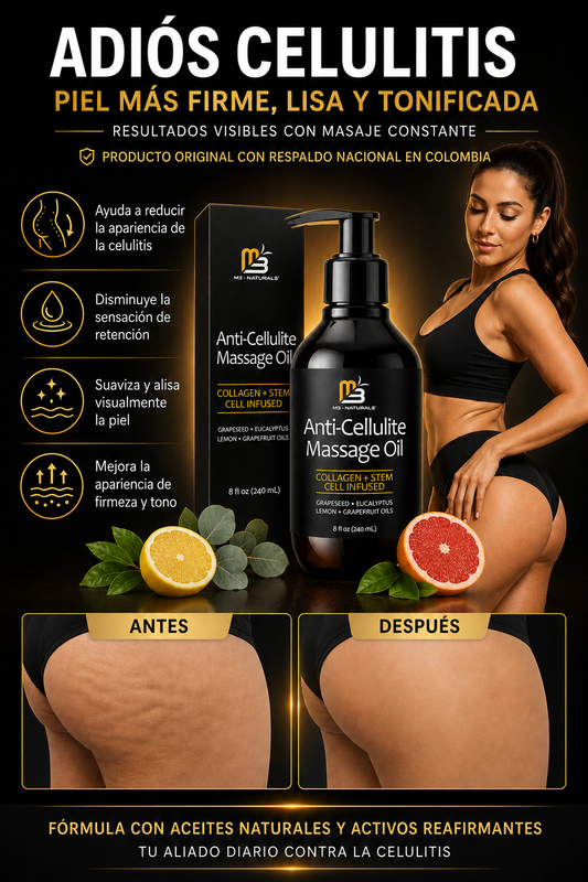 Anti-Cellulite Massage Oil de M3 Naturals