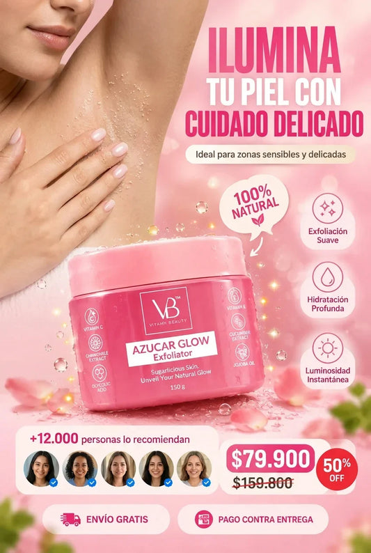 AZUCAR GLOW BLANQUEADOR Y EXFOLIANTE